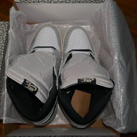 MENS SIZE 15 NIKE AIR JORDAN 1 ELEPHANT PRINT SHOES SNEAKERS SE - Picture 3 of 7